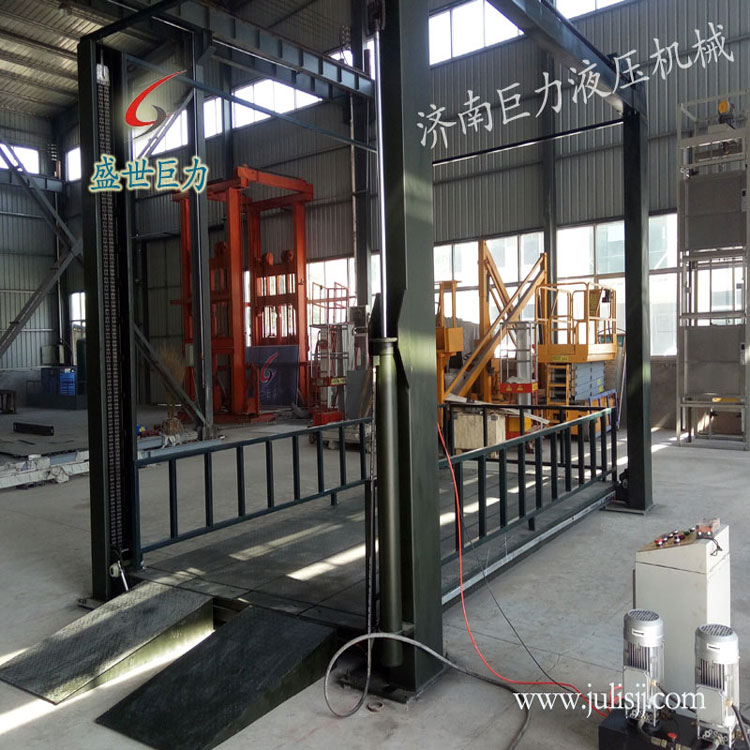 導(dǎo)軌式液壓升降平臺(tái)及液壓泵站